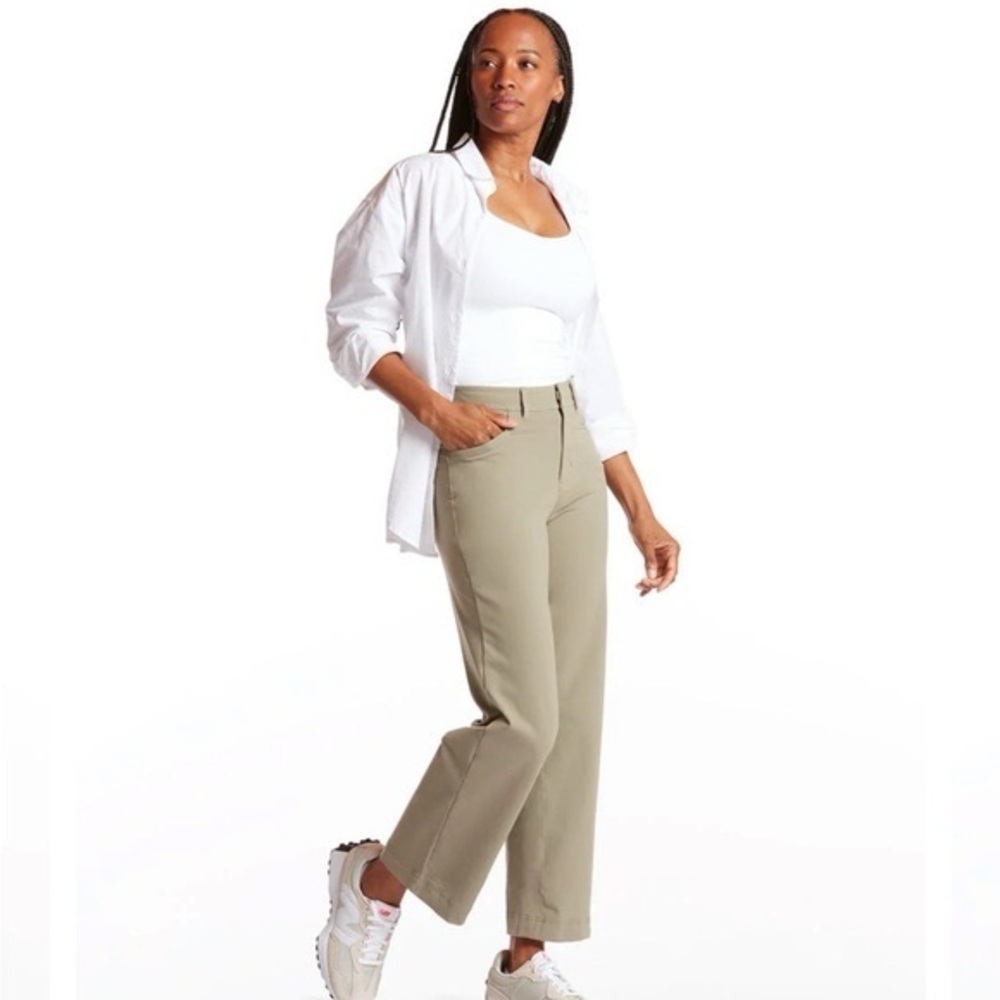 Public Rec All Day Pant Sage Tan 30/28 Large commuter travel comfort Gorpcore